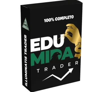 Banner do curso Estratégia Illuminati – Edu Midas Trader. Método comprovado para ganhar até R$500 por dia no mercado financeiro.