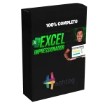 Imagem representando o curso Excel Impressionador e VBA – Hashtag Treinamentos, focado em automação, produtividade e análise de dados no Excel.