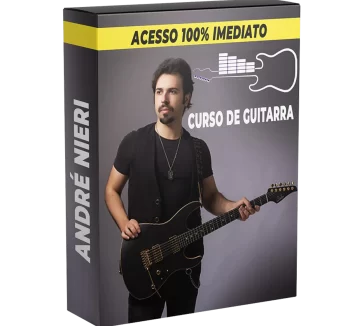 Imagem representando o Curso de Guitarra – André Nieri, com foco em técnica, improvisação e domínio do instrumento.