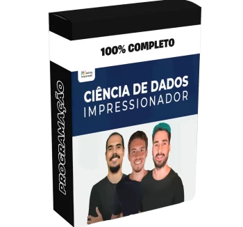 Imagem representando o curso Ciência de Dados Impressionador – Francisco | Hashtag Treinamentos 2025, focado em análise de dados, Python, Power BI e inteligência artificial.