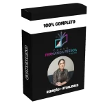 Imagem do curso Redação + Atualidades – Fernanda Pessoa, preparação completa para ENEM e vestibulares.