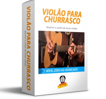 Imagem representando o curso Violão Para Churrasco (Nível Zero ao Avançado) – Aprendendo com o Tio, focado em ensinar músicas de violão para tocar em churrascos e encontros.