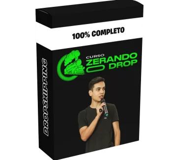 Imagem representando o curso Zerando o Drop – Thiago Hora, focado em ensinar dropshipping do zero até o avançado.