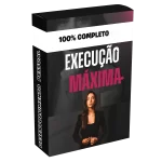 Imagem representando o curso Execução Máxima – Luana Carolina, focado em produtividade, disciplina e execução de alto nível para empreendedoras e criadoras.