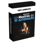 Imagem representando a Formação Mestres da Automação – Luciana Papini, focada em automação de processos, ferramentas digitais e aumento de produtividade.
