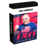 Imagem do material 150 Textos em Inglês com Teacher Dan, voltado ao desenvolvimento da leitura, vocabulário e compreensão no idioma.