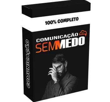 Imagem do curso Comunicação Sem Medo com Giovanni Begossi 2024 – oratória, autoconfiança e comunicação de impacto.