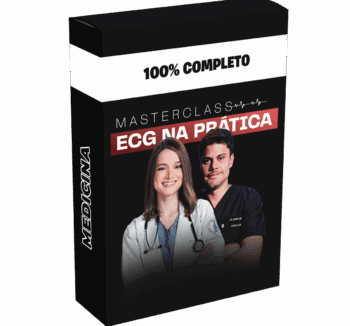 Imagem do curso ECG na Prática com a Dra. Barbara Valente e o Dr. Bruno Coelho, voltado ao aprendizado clínico do eletrocardiograma.