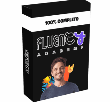 Imagem do curso Fluency Academy Inglês com Rhavi Carneiro, edição 2025, voltado ao aprendizado prático e fluente do idioma inglês.