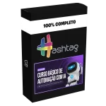 Imagem do curso Agentes de IA com N8N da Hashtag Treinamentos, ensinando automações com inteligência artificial.