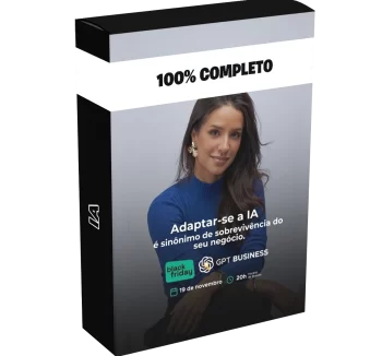 Imagem do curso GPT Business Thais Martan sobre como usar inteligência artificial para criar negócios lucrativos.
