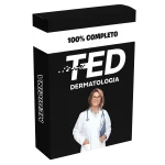 Imagem do curso TED Dermatologia voltado para médicos e estudantes de medicina.