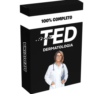Imagem do curso TED Dermatologia voltado para médicos e estudantes de medicina.