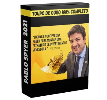 Imagem promocional do curso Touro de Ouro, ideal para quem deseja aprender sobre finanças, investimentos e educação financeira com abordagem prática.