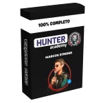 Imagem do curso Hunter Academy com Marcos Strider, voltado para alta performance, vendas e estratégias de crescimento pessoal e profissional.