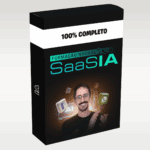 Imagem ilustrando a Formação NoCode SaaS IA, com elementos visuais sobre startups, inteligência artificial e ferramentas NoCode acessíveis para criação de softwares sem programação.