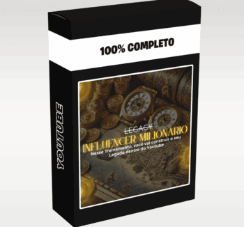 Imagem representando o projeto Influencer Milionário Legacy Tio San 2025, com elementos visuais de riqueza, influência digital, legado financeiro e lifestyle de alta performance.