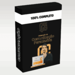 Imagem representando a Formação em Comunicação Persuasiva - Vitor Santos, com elementos visuais ligados à oratória, persuasão e linguagem corporal em contextos profissionais e de liderança.