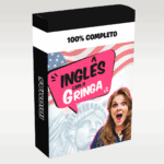 Imagem promocional do curso Gringa School Lecil Alvino, destacando aprendizado de inglês com abordagem moderna e foco em fluência prática.