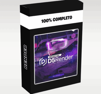 CBA D5 RENDER – Calique Brito: curso completo de visualização arquitetônica com D5 Render e metodologia CBA.