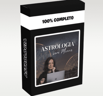 Ilustração representando Astrologia com Mirra aplicada ao autoconhecimento por meio do mapa astral e da interpretação astrológica