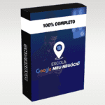 Ilustração representando a Escola Google Meu Negócio com foco em SEO local, otimização de perfil e aumento de visibilidade no Google