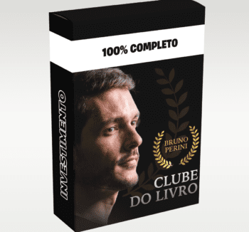 Ilustração representando o Clube do livro Bruno Perini com foco em leitura estratégica, educação financeira e desenvolvimento intelectual