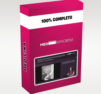 Ilustração representando o Medimagem Medgrupo 2024 com foco em diagnóstico por imagem, estudos médicos e preparação para provas da área da saúde