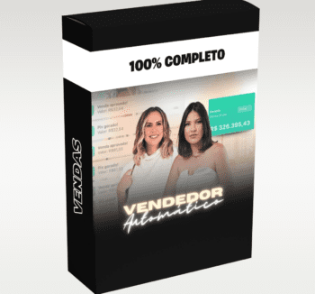 Ilustração representando o Vendedor Automático Fabíola Casanova com foco em automação de vendas, processos digitais e escalabilidade comercial